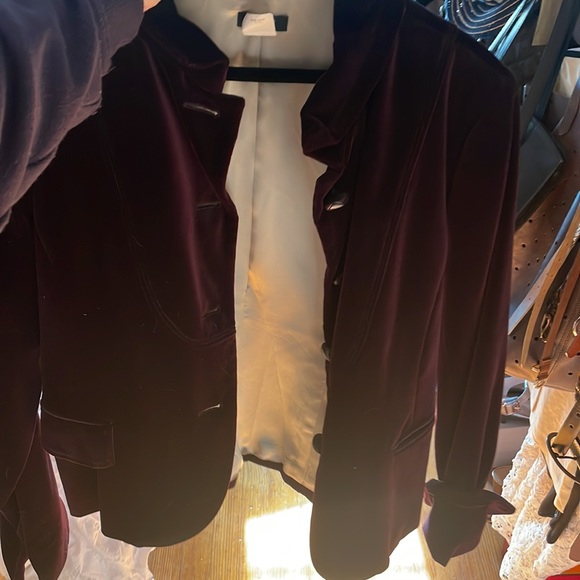 Jcrew purple velvet blazer - Picture 6 of 7